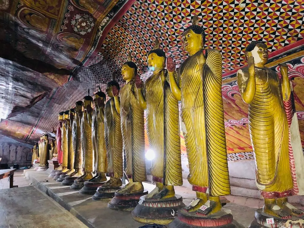 Dambulla cave temple also known as the Golden Temple of Dambulla